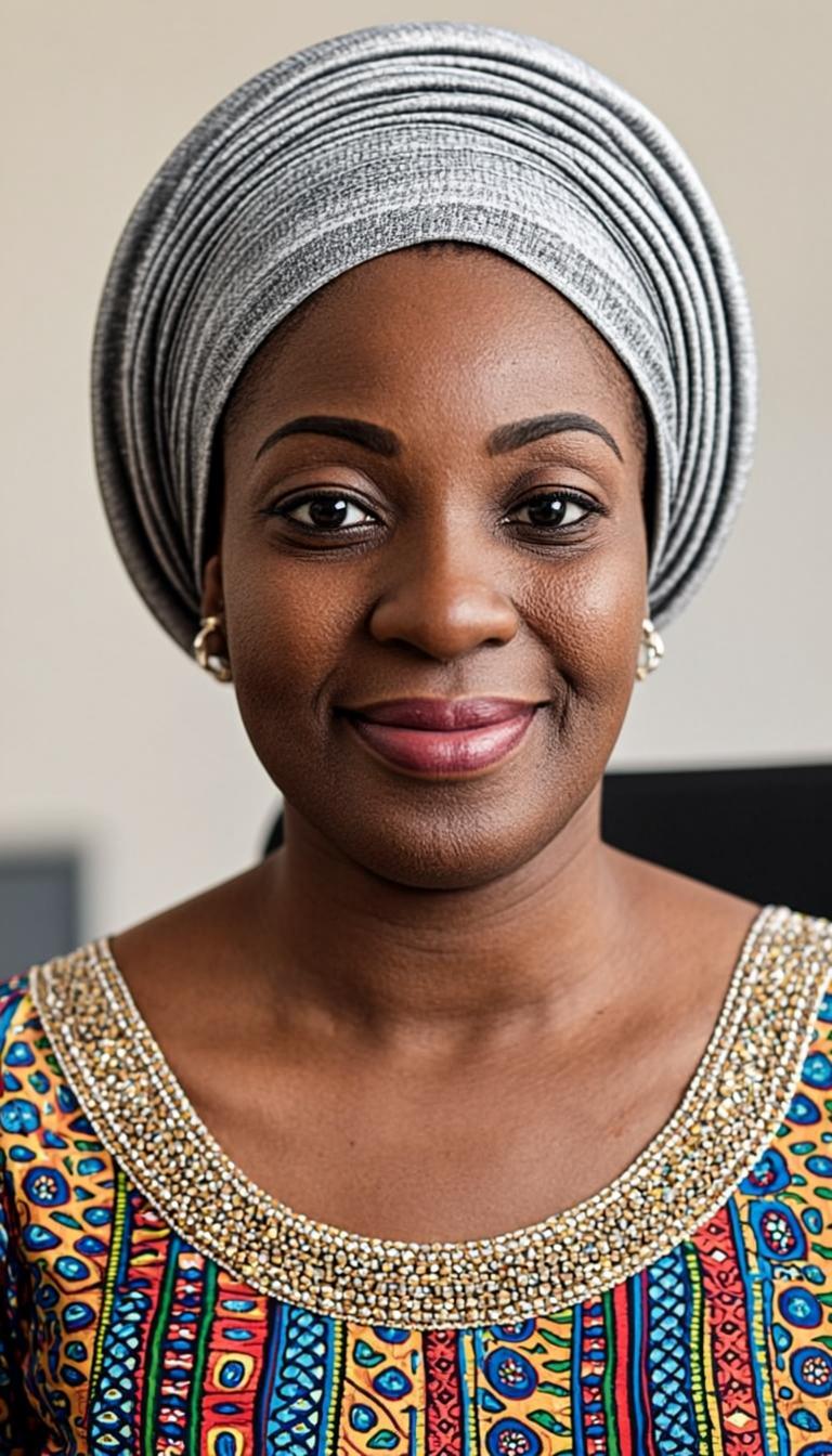 Portrait of Dr. Mrs. Halima Sani